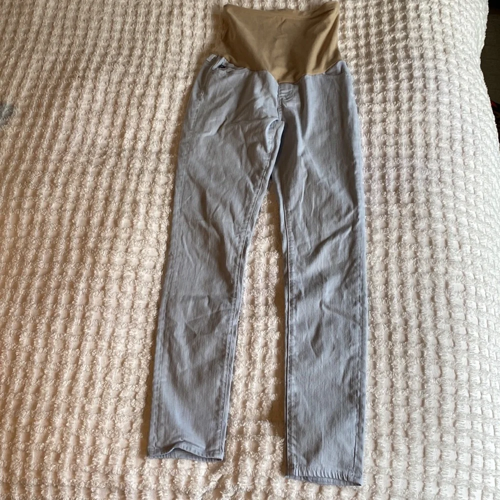 AG Adriano Goldschmied Baby Blue Maternity Jeans sz 27 - Picture 6 of 6